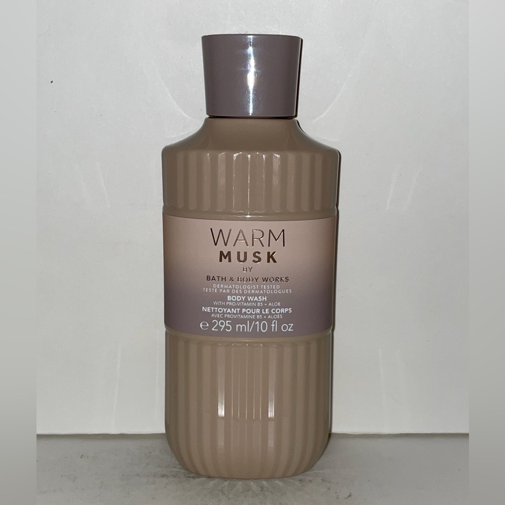 Bath & Body Works Warm Musk Body Wash 10oz Discontinued New